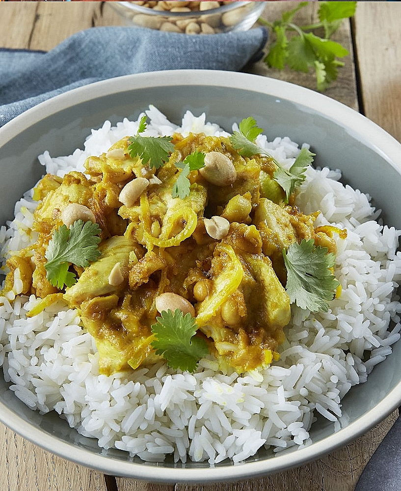 Pollo Mafé (Senegal) — Tradycyjne danie w sosie orzechowym