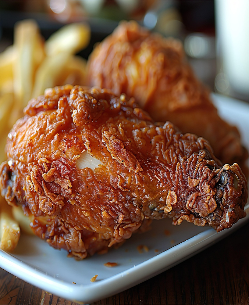 Poulet frit ou grillé à la tradition Ashanti, avec sauce arachide