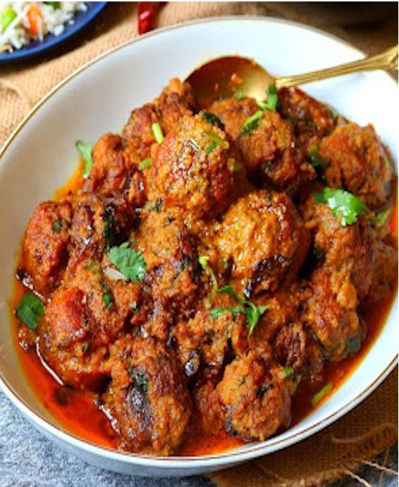 Fish Kofta style Bengal / Bangladesh (Boulettes de poissons - Machher Kofta Curry)