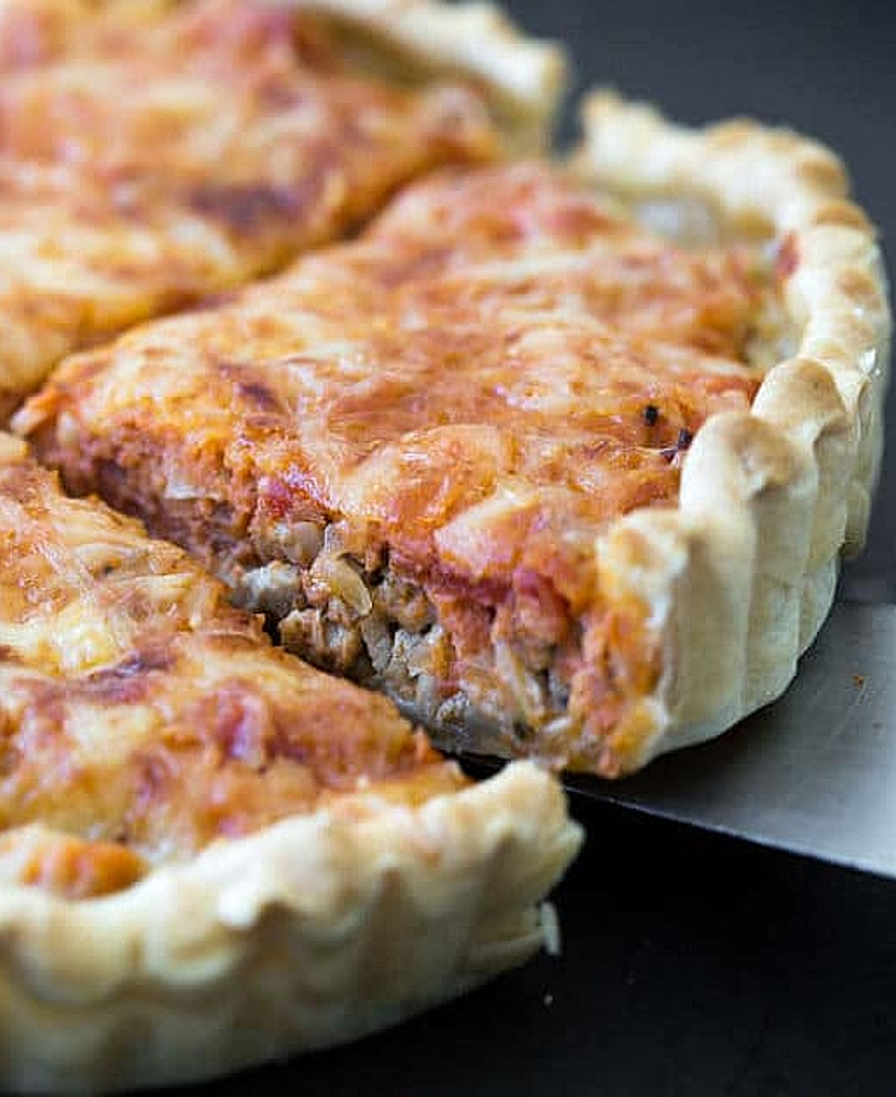Recette de Tarte à la Queue de Bœuf et aux Oignons avec Pâte Brisée Maison