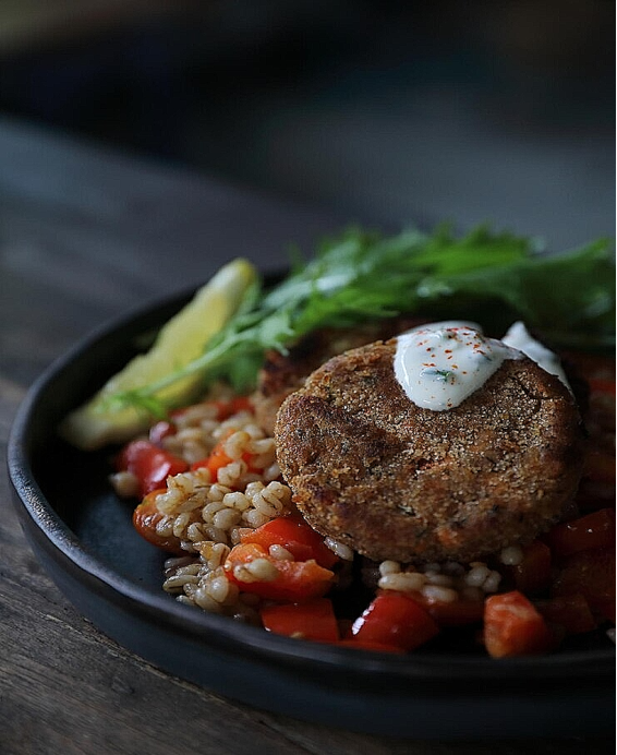 Hjemmelavede linsesteaks (til 2 stk.)