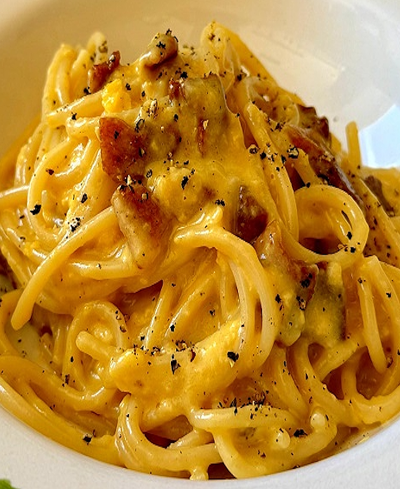 Spaghetti Carbonara Classique Onctuosité, chaleur et authenticité romaine