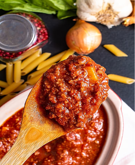 Recette de La Sauce Bolognaise (Ragù alla Bolognese) déposée officiellement