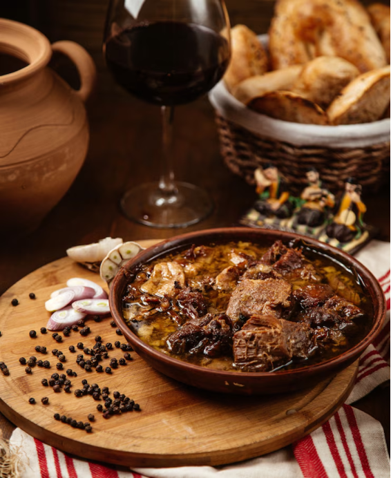 Wołowina po burgundzku – oryginalny przepis Auguste’a Escoffiera (Le Guide Culinaire, 1903)